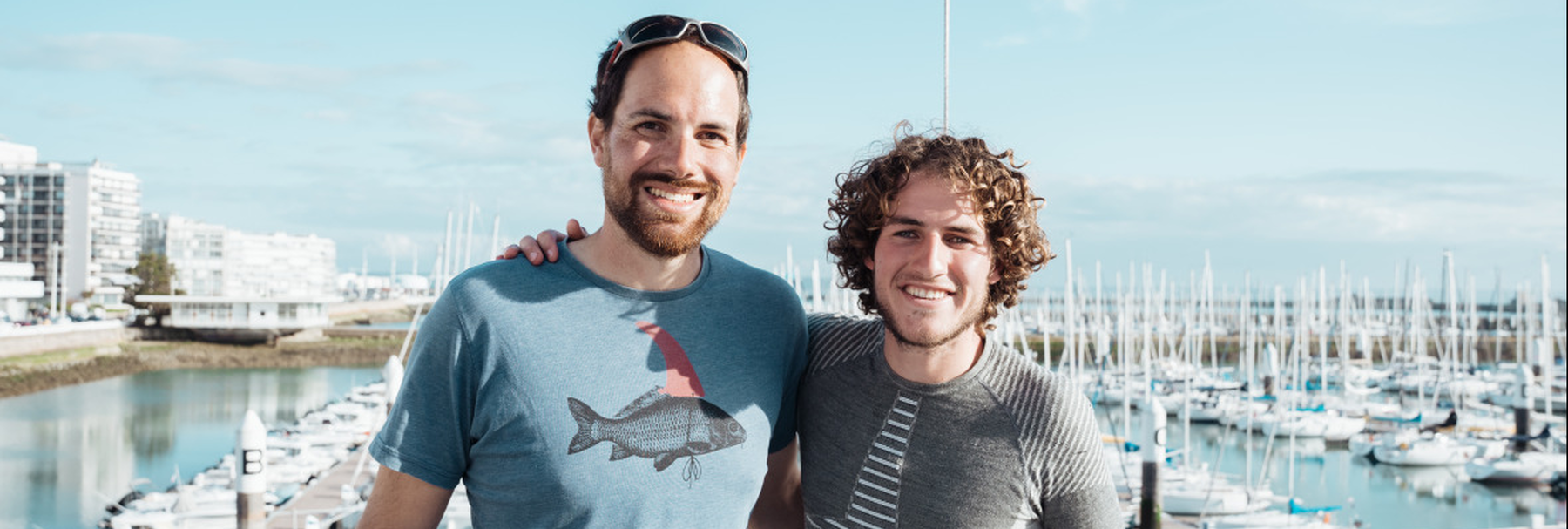Basile Buisson et Kieran Le Borgne