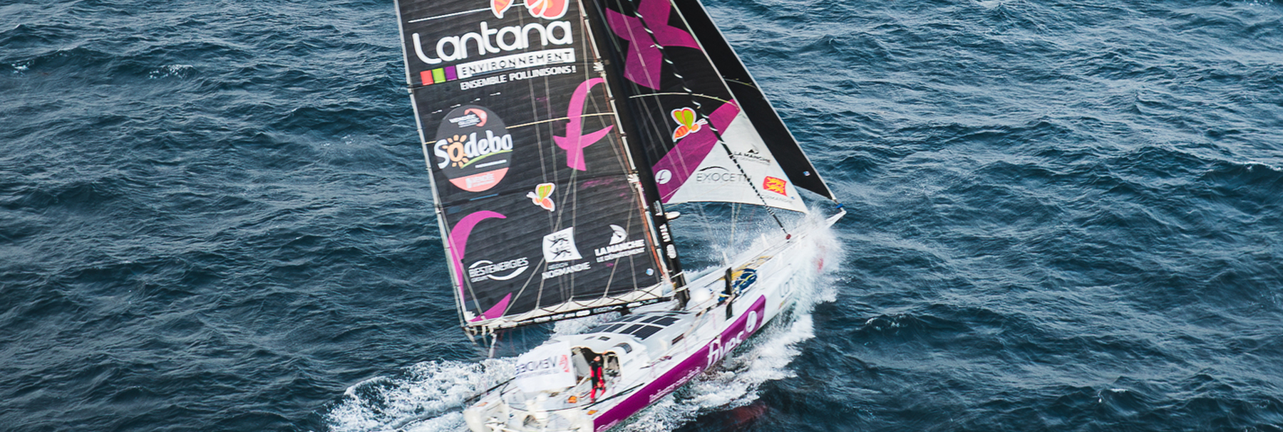 IMOCA FIVES GROUPE LANTANA ENVIRONNEMENT