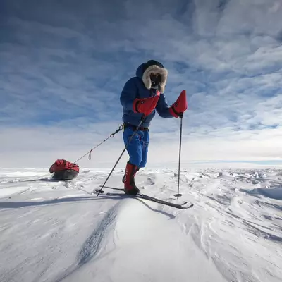 Matthieu Tordeur en expédition en Antarctique 
