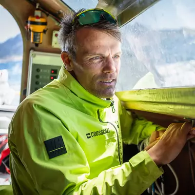 Aurélien Ducroz, skipper Crosscall (©RomainMarie)