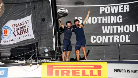 Ambrogio Beccaria et Nicolas Andrieu, vainqueurs en Class40