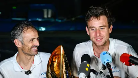 Victoire de Tom Laperche et Franck Cammas sur SVR Lazartigue en ULTIM