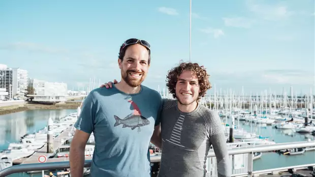Basile Buisson et Kieran Le Borgne