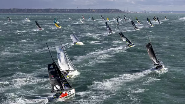 Départ des Class40 lors de l'édition 2023