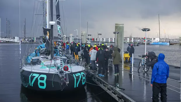 Départs pontons Class40 Lorient