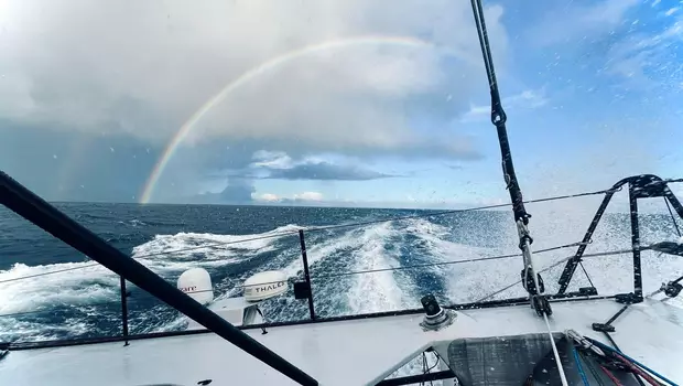 Photo du bord IMOCA Lazare