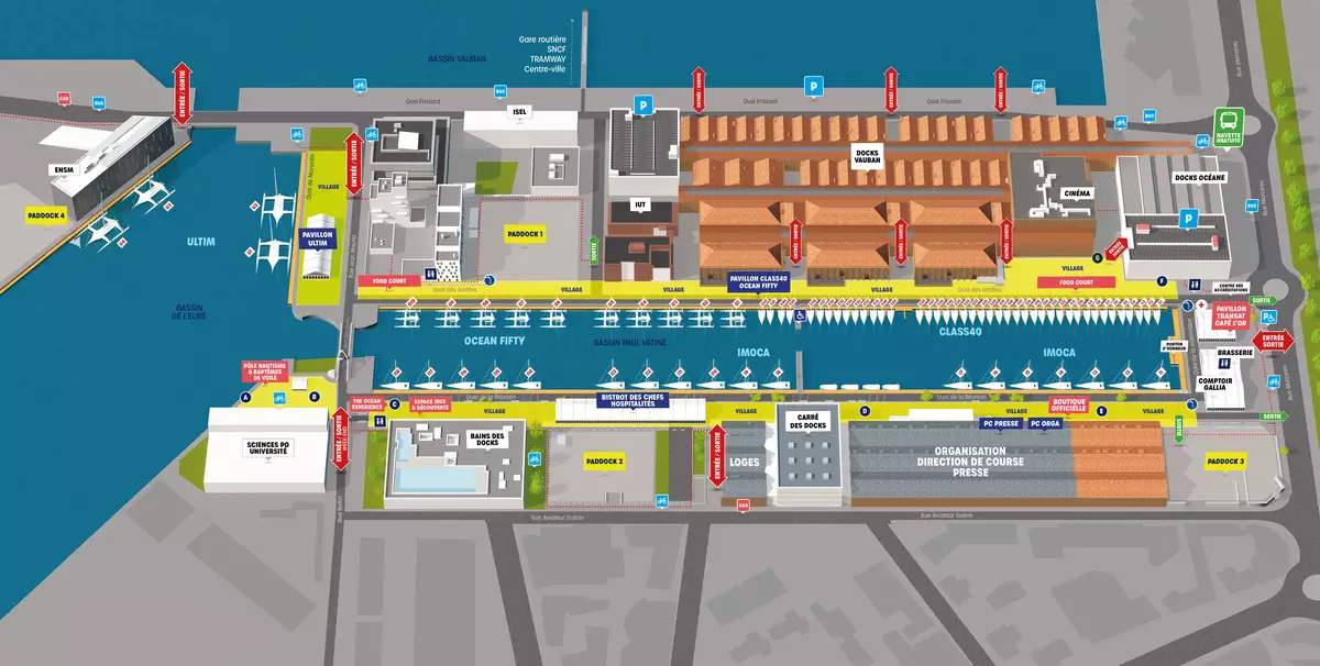 Plan Village Le Havre